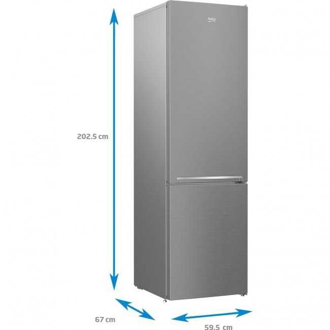 Нов хладилник с фризер Beko RCSA406K40XBN 386 Л 201 см