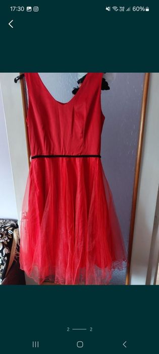 Rochie roșie, noua, mărimea M