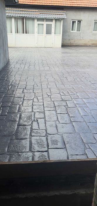 #beton amprentat# pavaj din beton