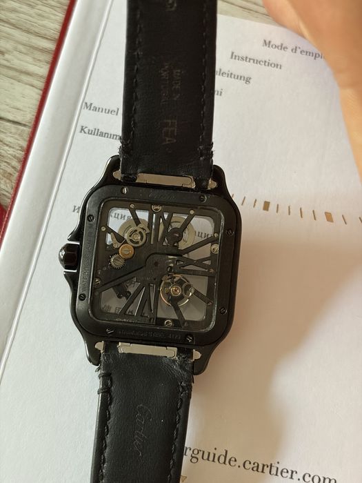 SE VINDE URGENT! Cartier Skeleton 9612MC