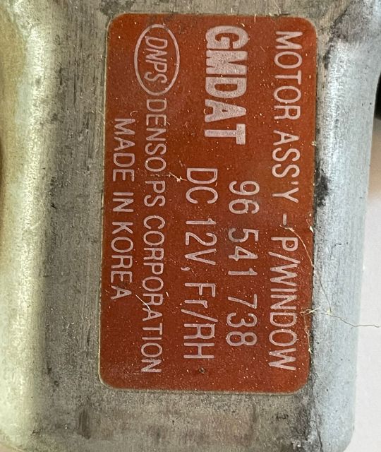 Macara  geam dreapta fata + motoras 96541738 Chevrolet Kalos prima ge