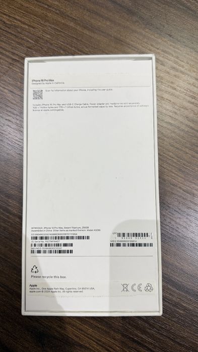 Iphone 16 pro max desert titanium