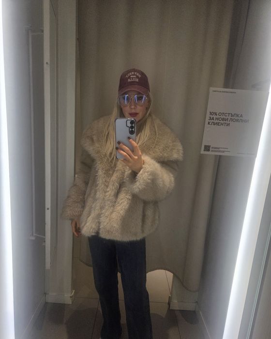 Strafivarius нова колекция палто изкуствен косъм