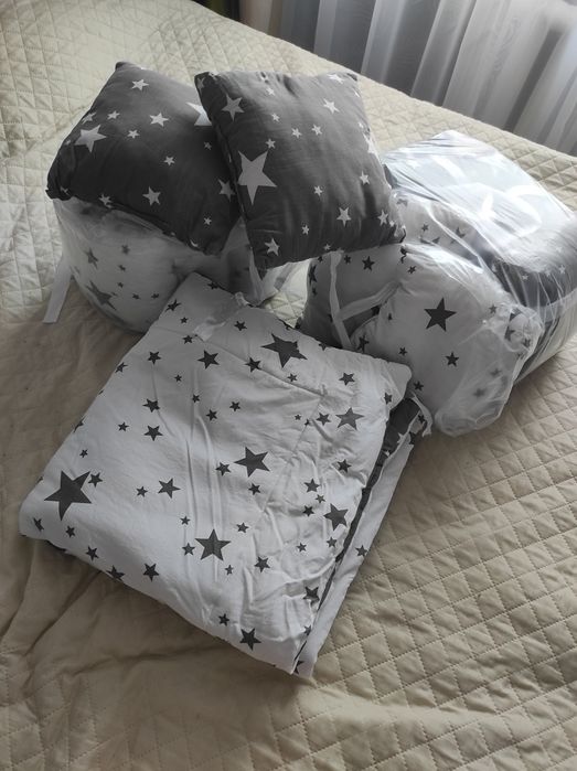 Подушки бортики и теплое одеяло
