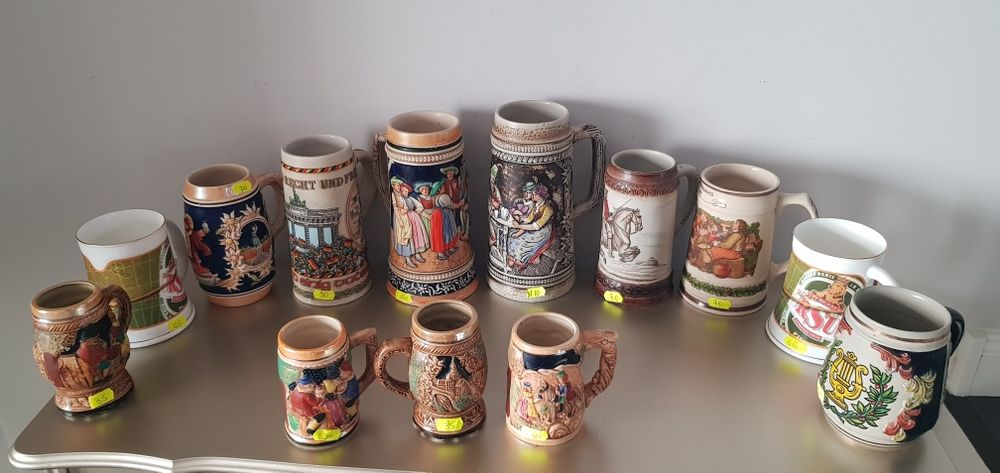 Halbe vechi din ceramică  glazurata