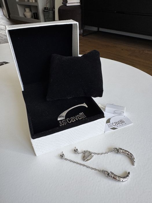 Дълги обеци Just Cavalli с кутия и сертификат