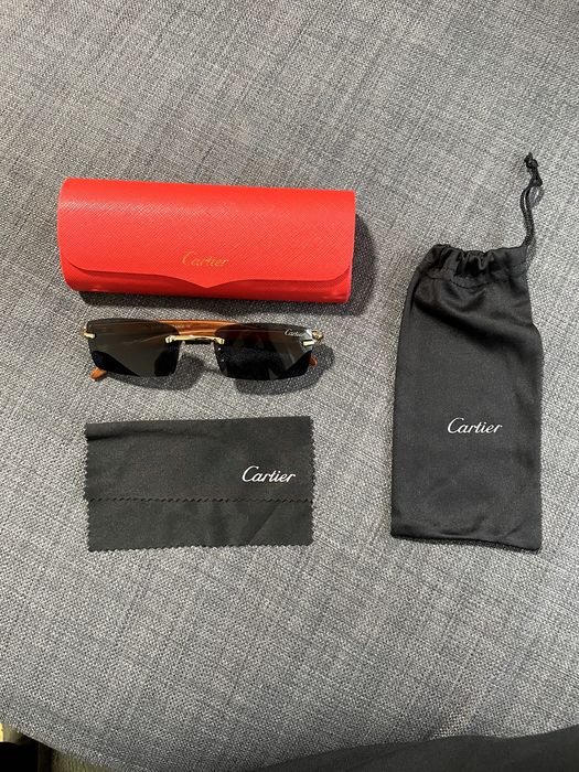 Мъжки слънчеви очила Cartier, нови