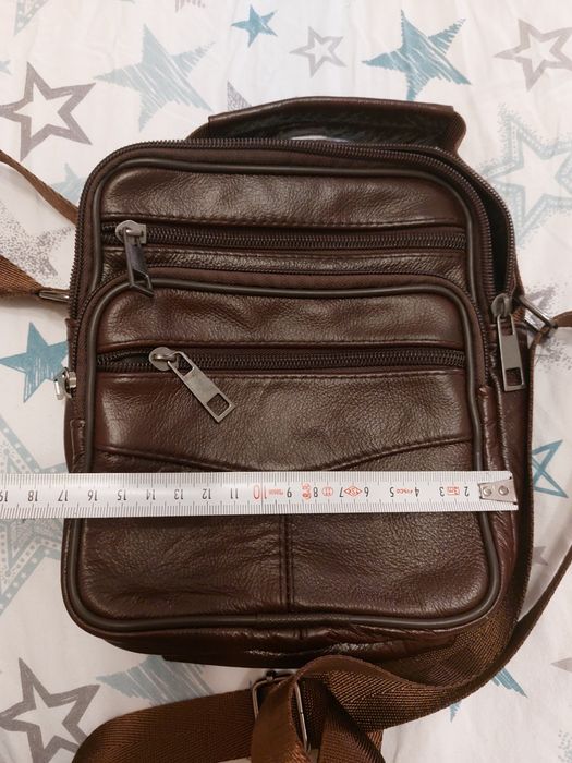 Мъжка кожена чанта