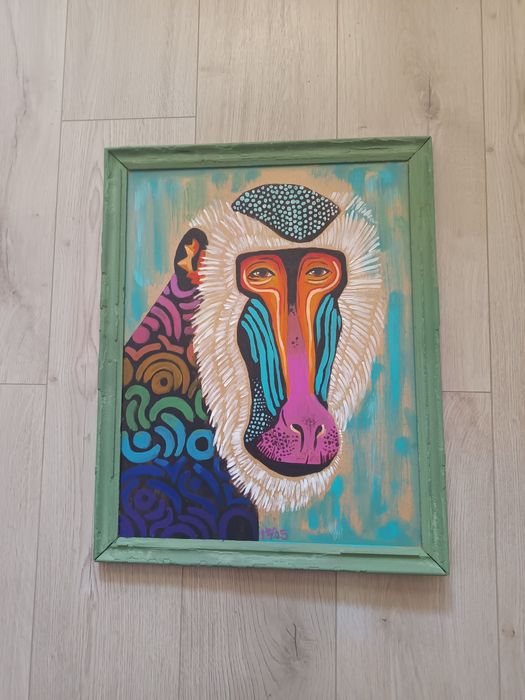 Tablou pictat in acrilic