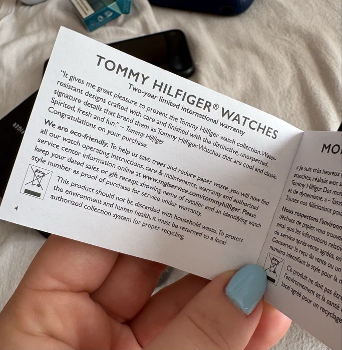 Gun Metal Часовник Tommy Hilfiger