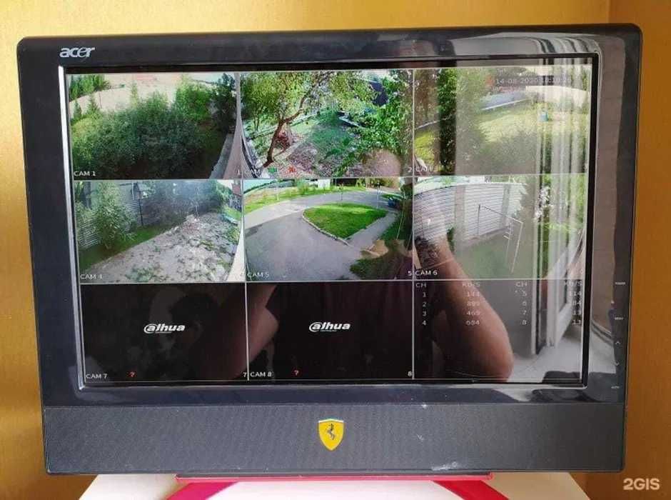 ВИДЕОНАБЛЮДЕНИЕ + сигнализация + фон. музыка с Установкой " ПОД КЛЮЧ"