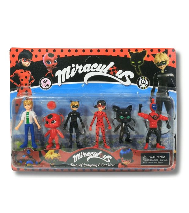 Комплект 6 броя фигурки Калинката и Черния котарак, Тики и Плаг