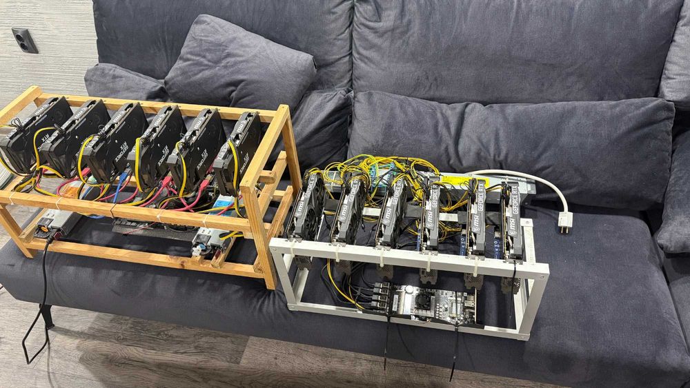 2xMining rigs/Копачки 3060ti no LHR