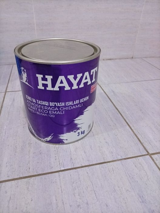 Hayat kraska 3 kg 3 ta  bor 175 mingdan emulsiya 4.5 kg li 150 ming