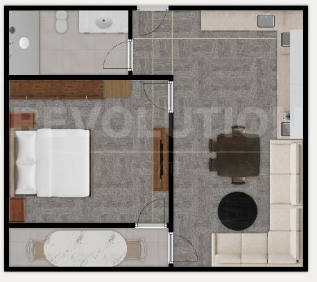 Двустаен апартамент в ж.к. Кръстова вада