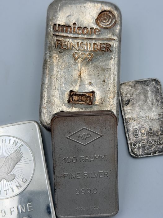 Argint pentru investitie 999  Uncie Lingou 10 oz