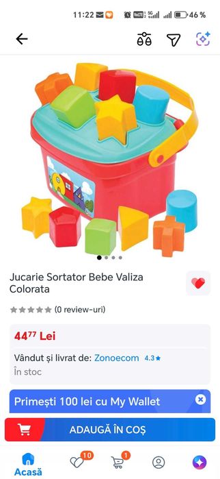 Set jucarii bebe puzzel lemn plastic puzzel rotativ spirala, bebe valiza