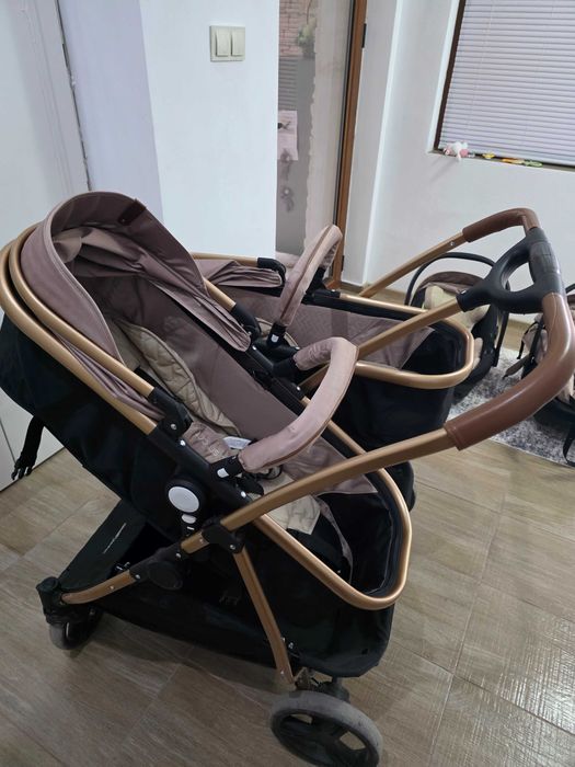 Бебешка двойна количка - Chipolino Duo Smart + аксесоари