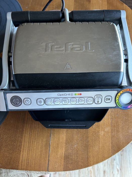 ГРИЛ TEFAL GC716D12 OPTIGRILL SL АВТОМАТИЧНИ ПРОГРАМИ, СИВ, 2000 W