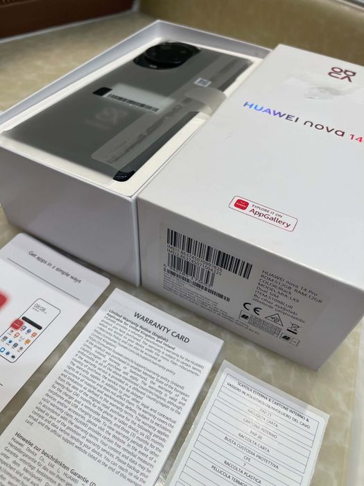 Възможен Бартер/ЧИСТО НОВ !!! Huawei nova 14 Pro, Dual SIM, 12GB RAM, 512GB, Black