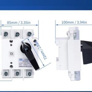 3P 100А Изолиран превключвател за DIN шина