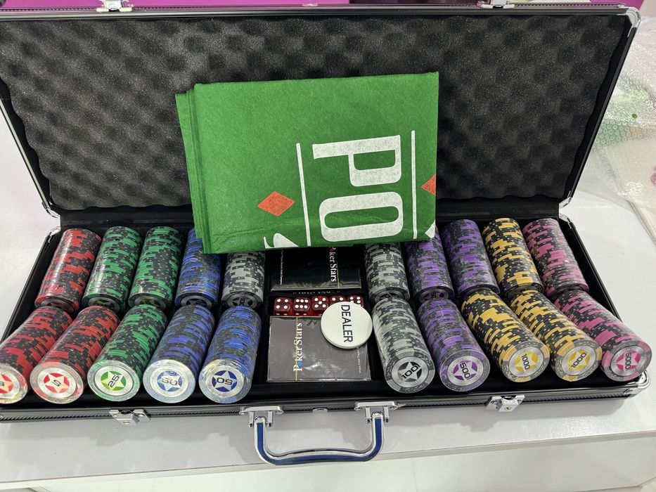 Покерный набор 500 штук