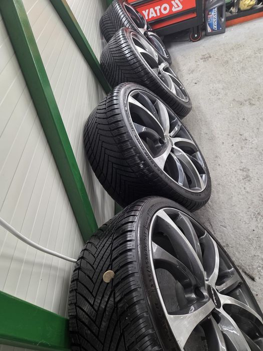 Jante Carmani 5x112 19” et35 8j fabricate in Germania + Cauciuri M + S