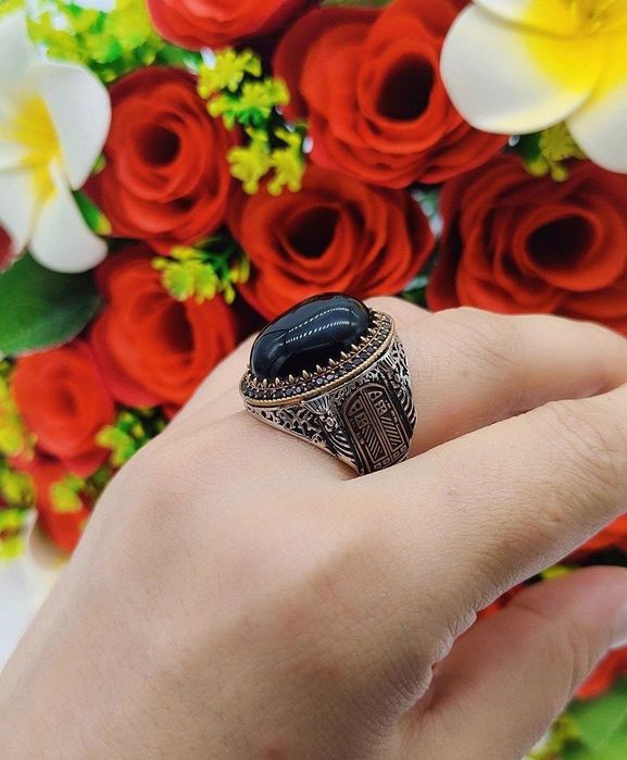 925 proba tozza kumushdan yasalgan erkaklar uzuklari