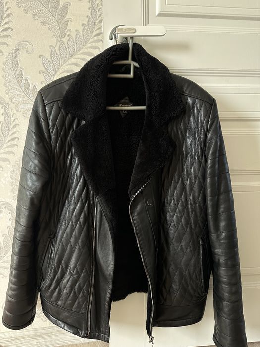 Дубленка кожанная