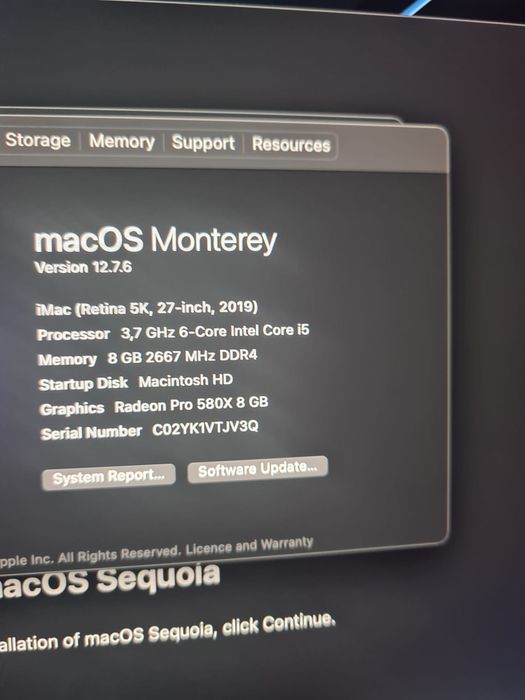 Vand IMac-Seqoia