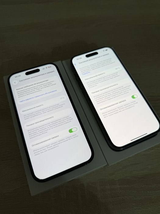 Iphone 14pro 84%/77%