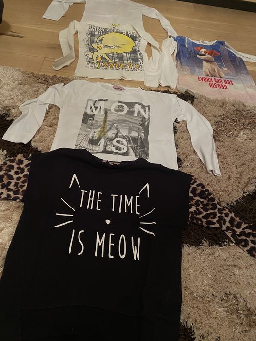 Set 6 tricouri fetite 13-14 ani