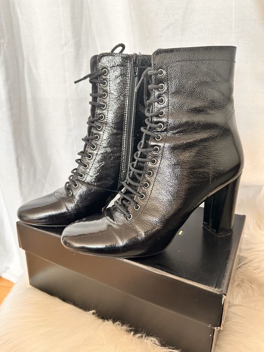 Ghete piele naturala lacuita