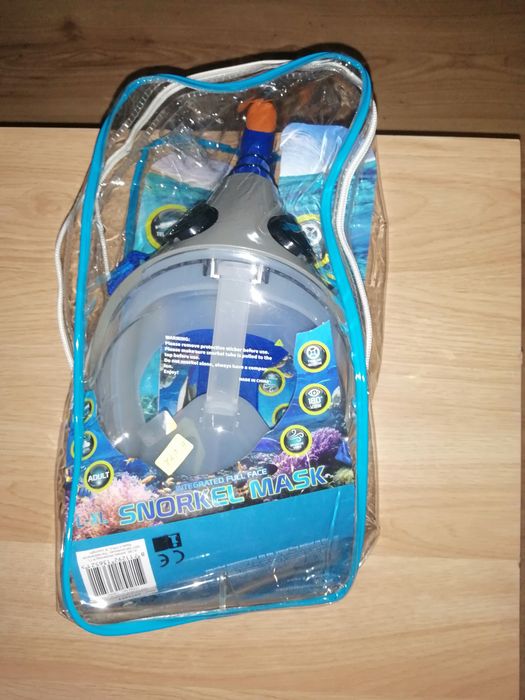 Маска за гмуркане и плавници