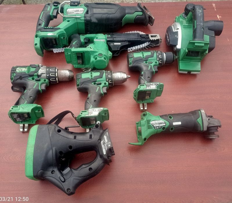 Lot scule Hikoki Hitachi pe acumulator