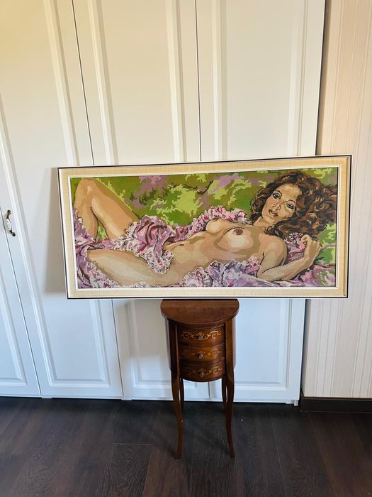 Tablou Goblen de dimensiuni mari , femeie nud