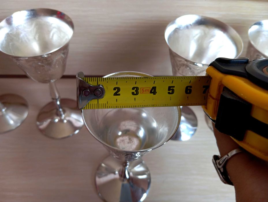 Страхотен Посребрен Сервиз