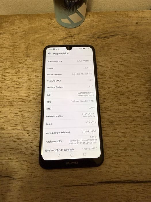Huawei Y7 2019, Dual SIM, 32GB, 4G, Black