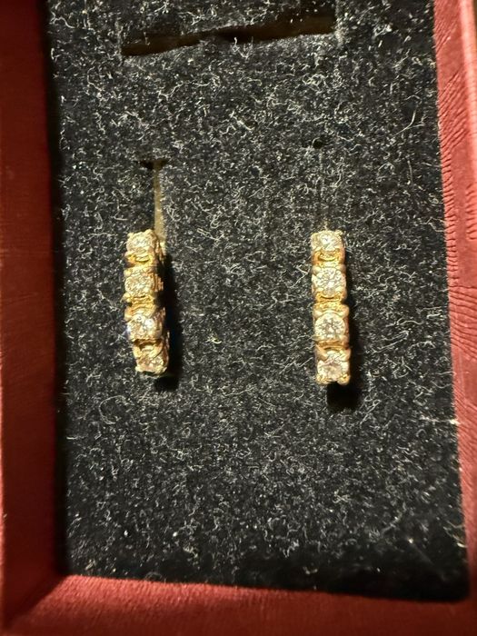 серьги с бриллиантами!