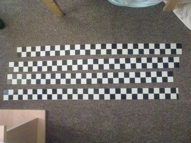 Banda de sah pentru Taxi - autocolante