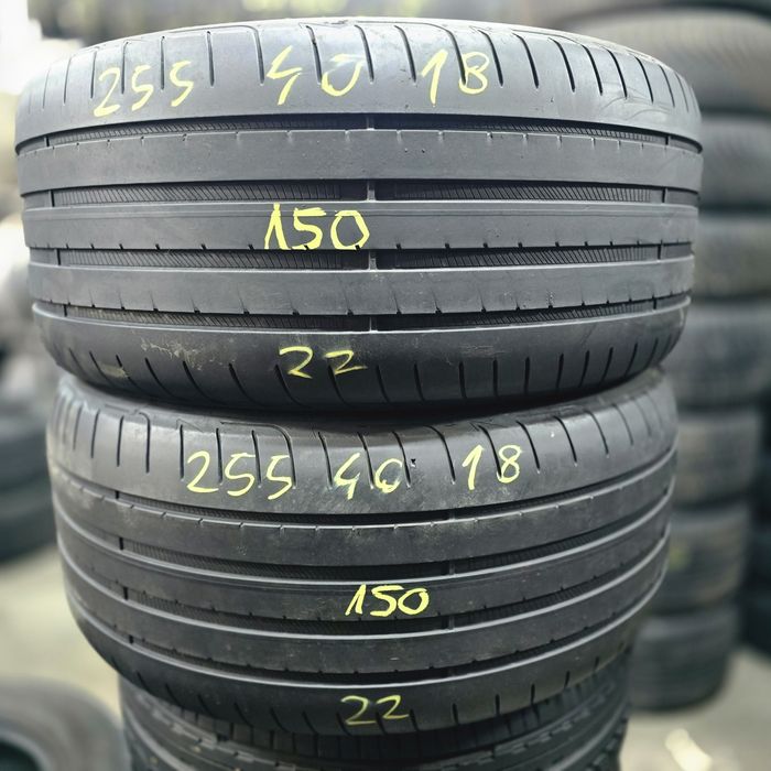 2x 255/40/18 VARA DUNLOP 2022 Stare excelentă