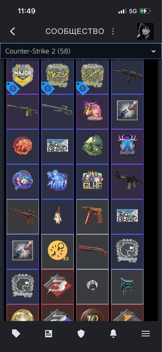 Продам STEAM аккуант FACEIT 10