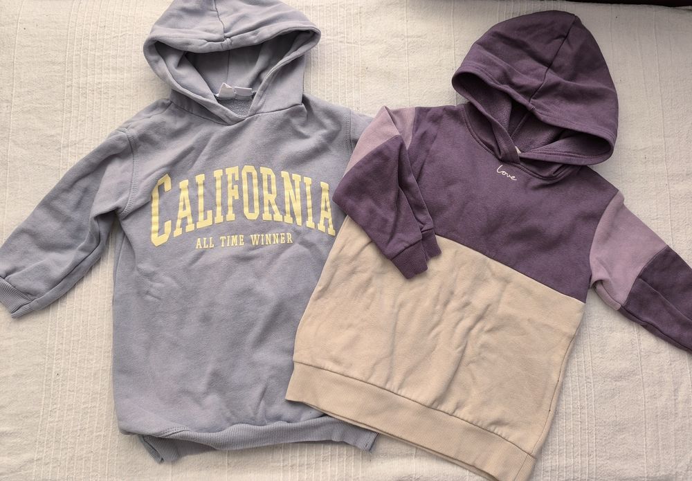 Детски дрехи есен/зима, клинчета, блузки, суичъри 98/104