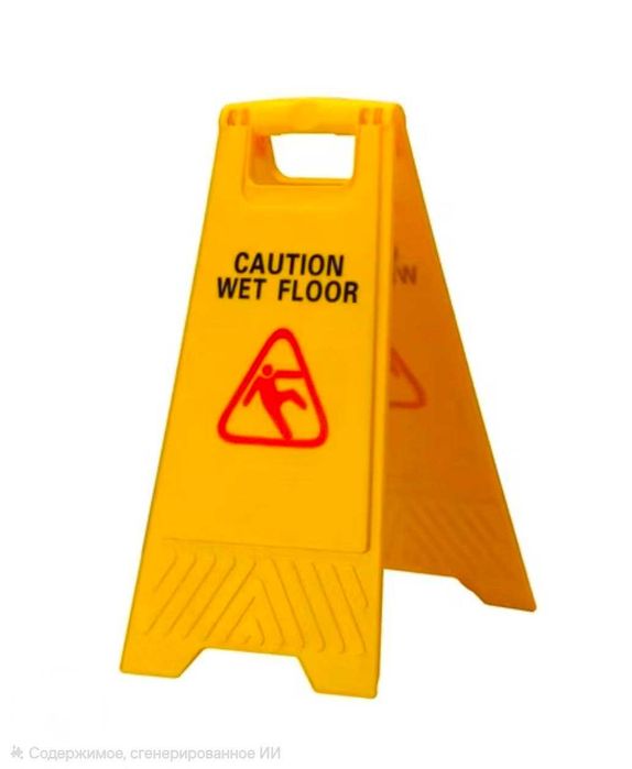 Знак "Мокрый пол"
