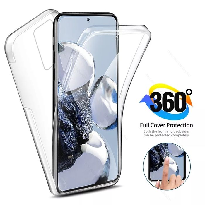 Прозрачен 360° Градуса Кейс за Xiaomi 12T / 12T Pro 12X Lite