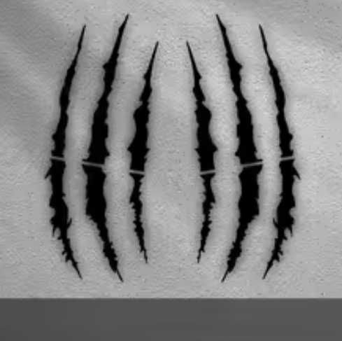 Стикери следи от нокти / за мотор , каска , скутер др.