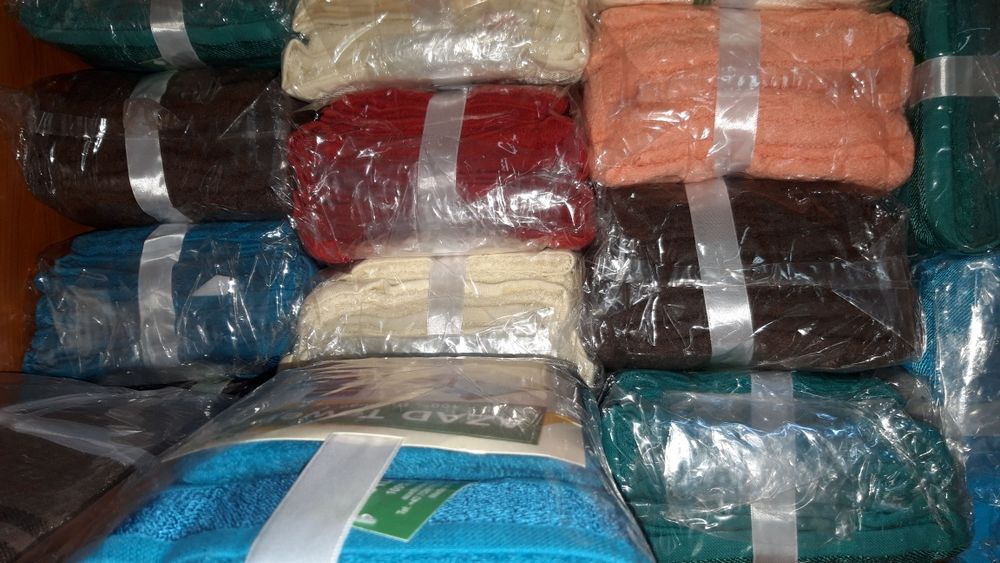 Set 10 prosoape, bumbac 100%, Pakistan, ambalaj cadou. Calitate !