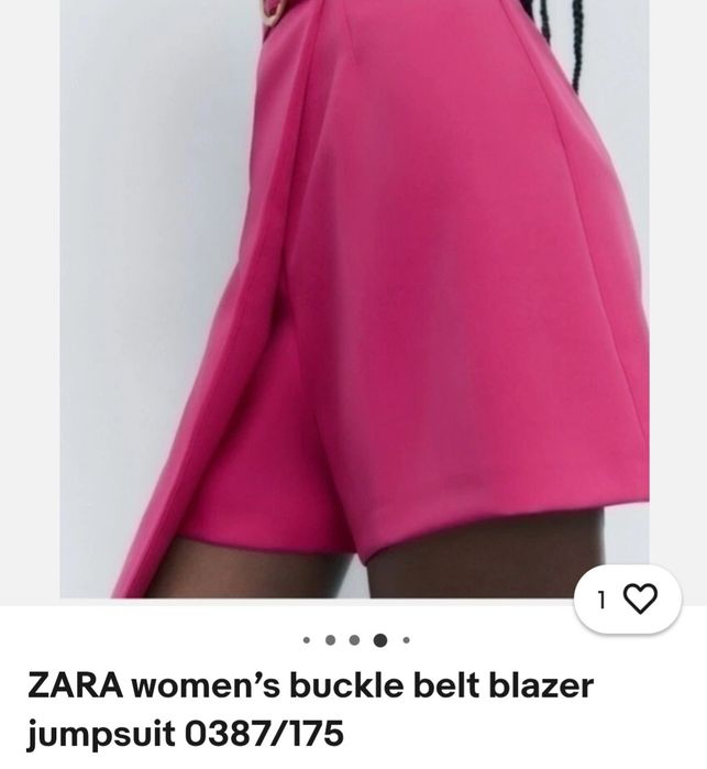 Salopeta ZARA, purtata o data, marime M
