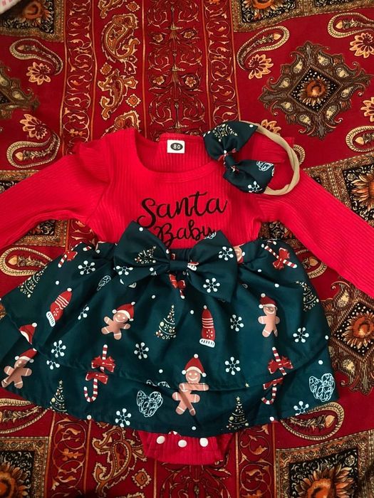 Детский новый платье и куртка