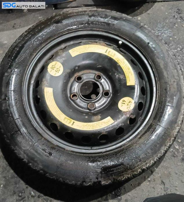 Roata Janta Rezerva Slim T 125 90 16 R16 3.50Bx16H2 ET17 Mercedes Clasa C Class W203 2001 - 2007 Cod 2094000402 [M9390]